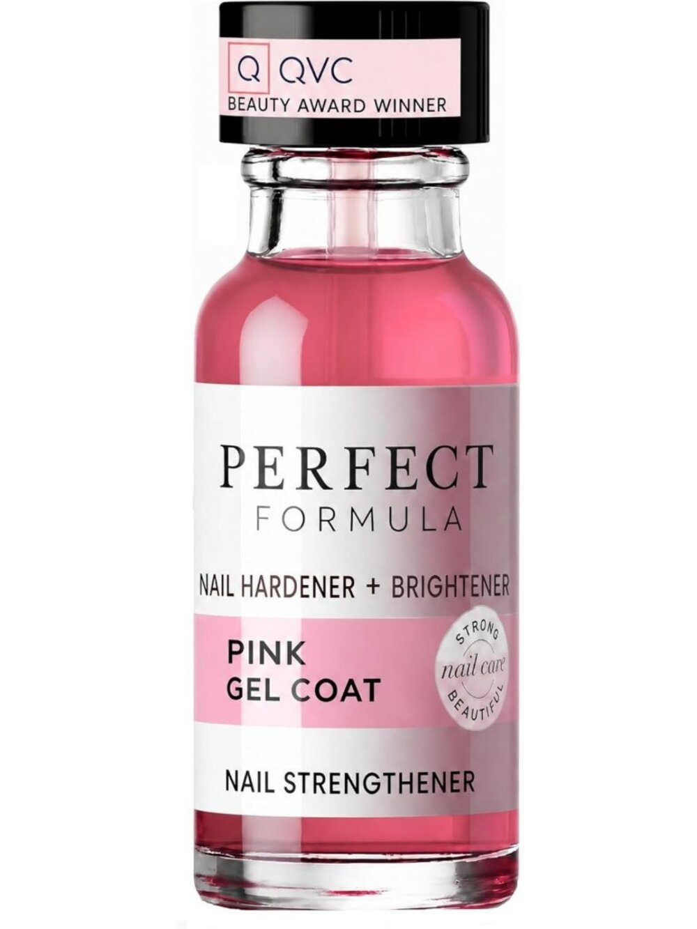 Pink Gel Coat Nail Strengthener & Keratin Treatment for Healthy Nails